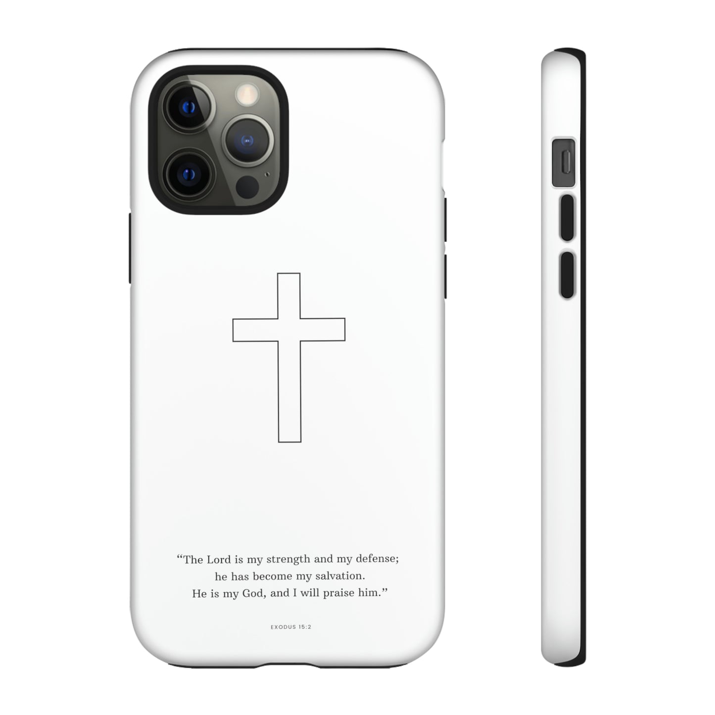 "Exodus 15:2" Premium Quality Phone Case