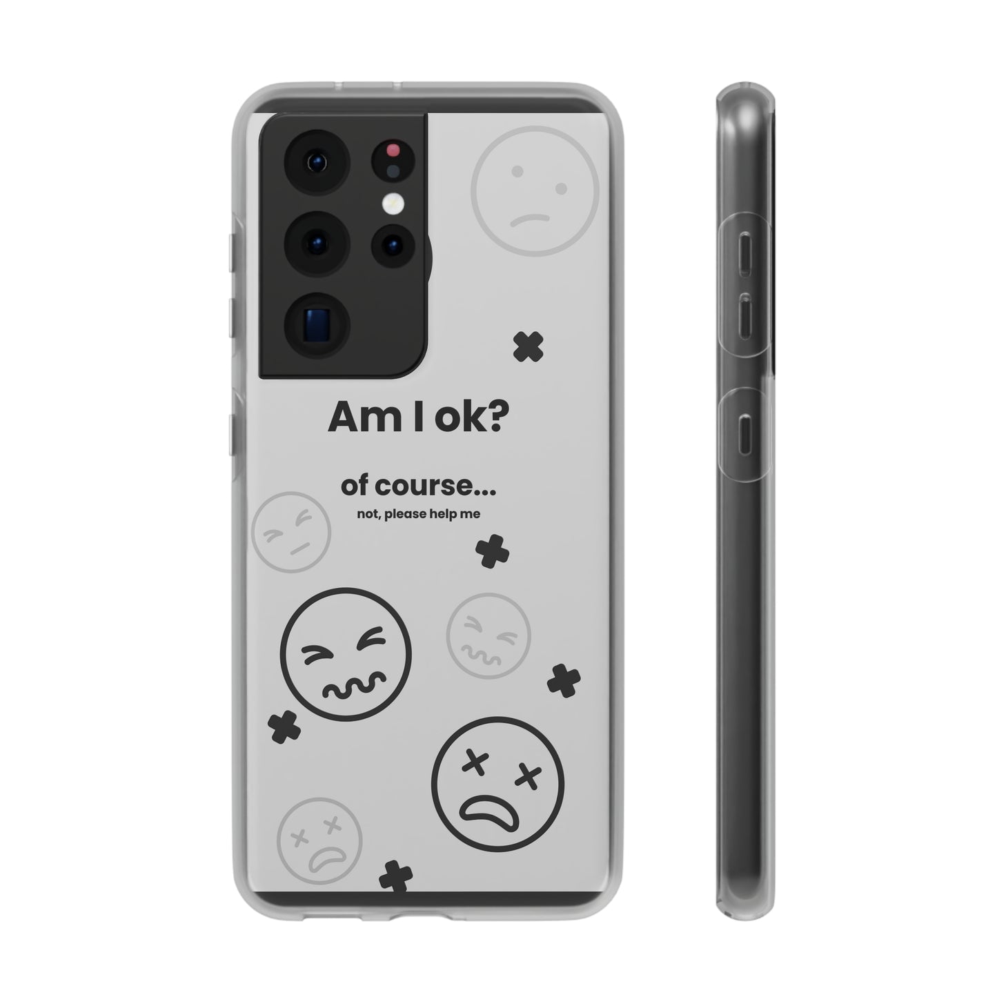 "Am I ok?" High Quality Phone Case