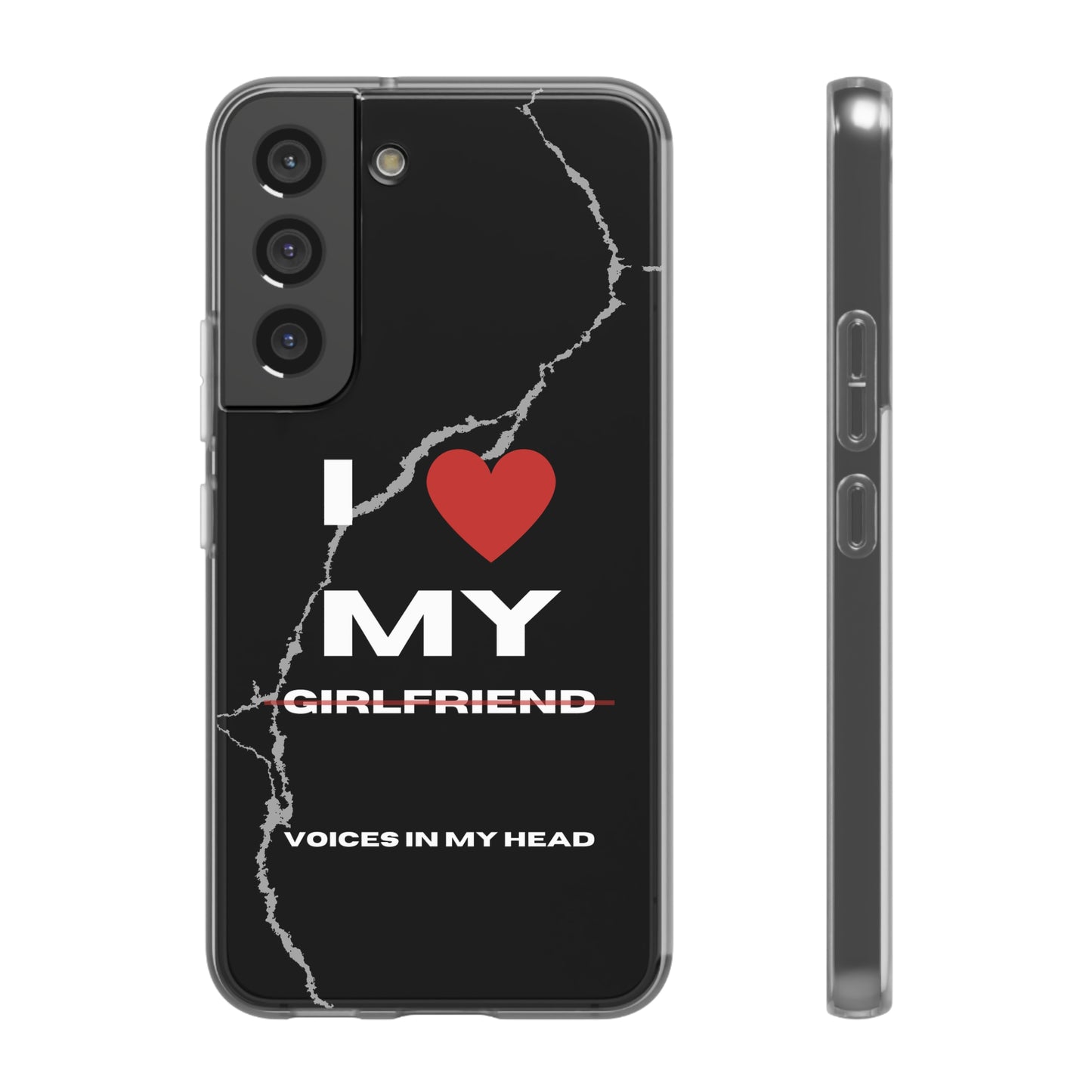 "I love my voices in my head" High Quality Phone Case