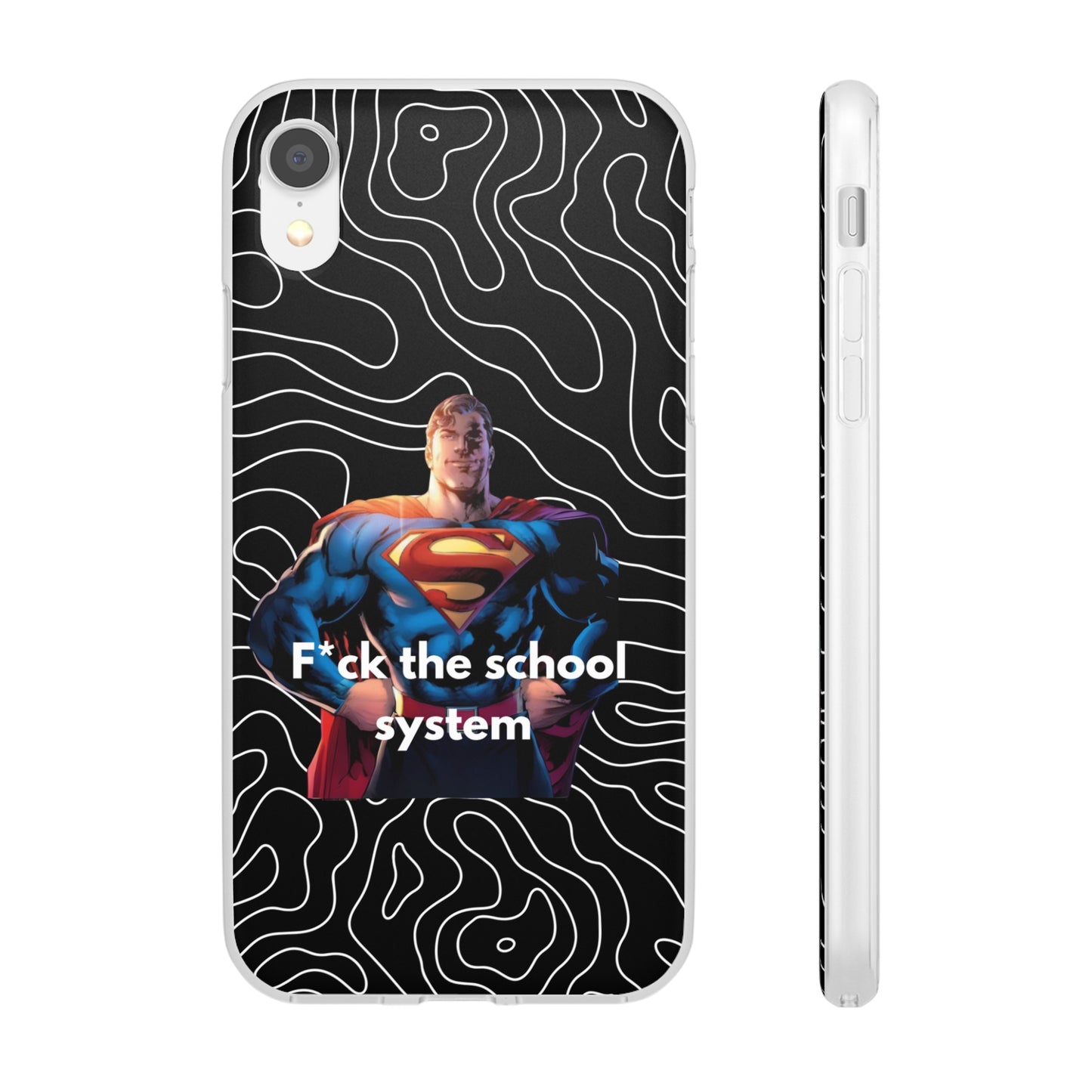 "F*ck the school system" High Quality Phone Case