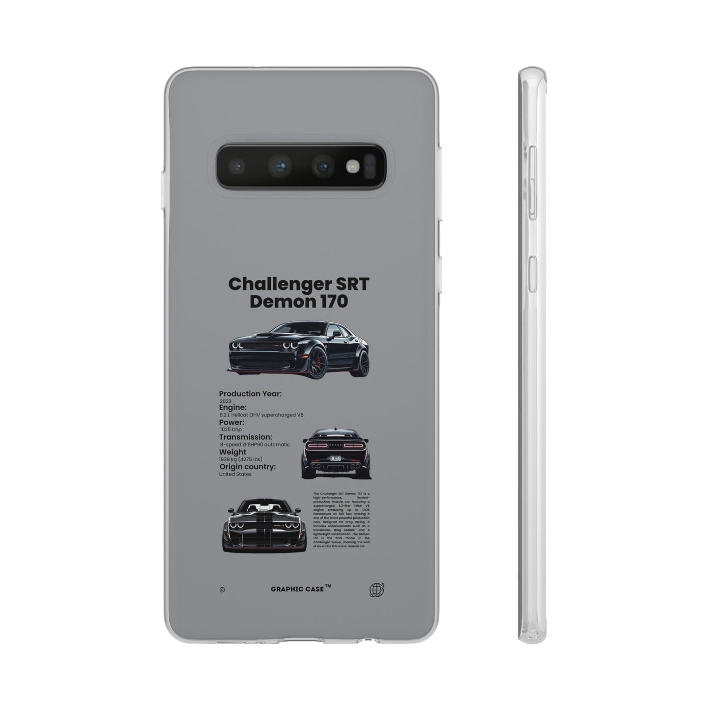 "Challenger SRT Demon 170" High Quality Phone Case