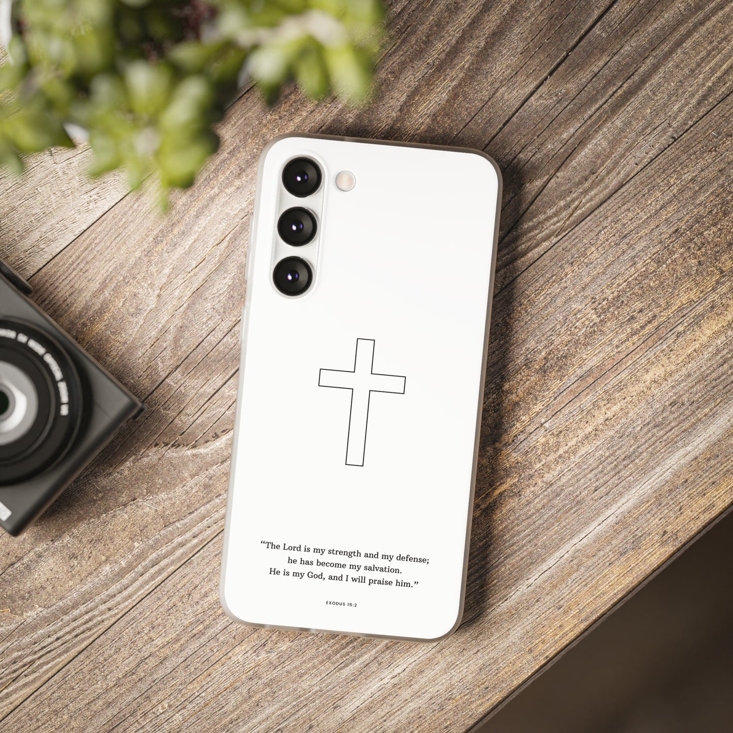 "Exodus 15:2" High Quality Phone Case