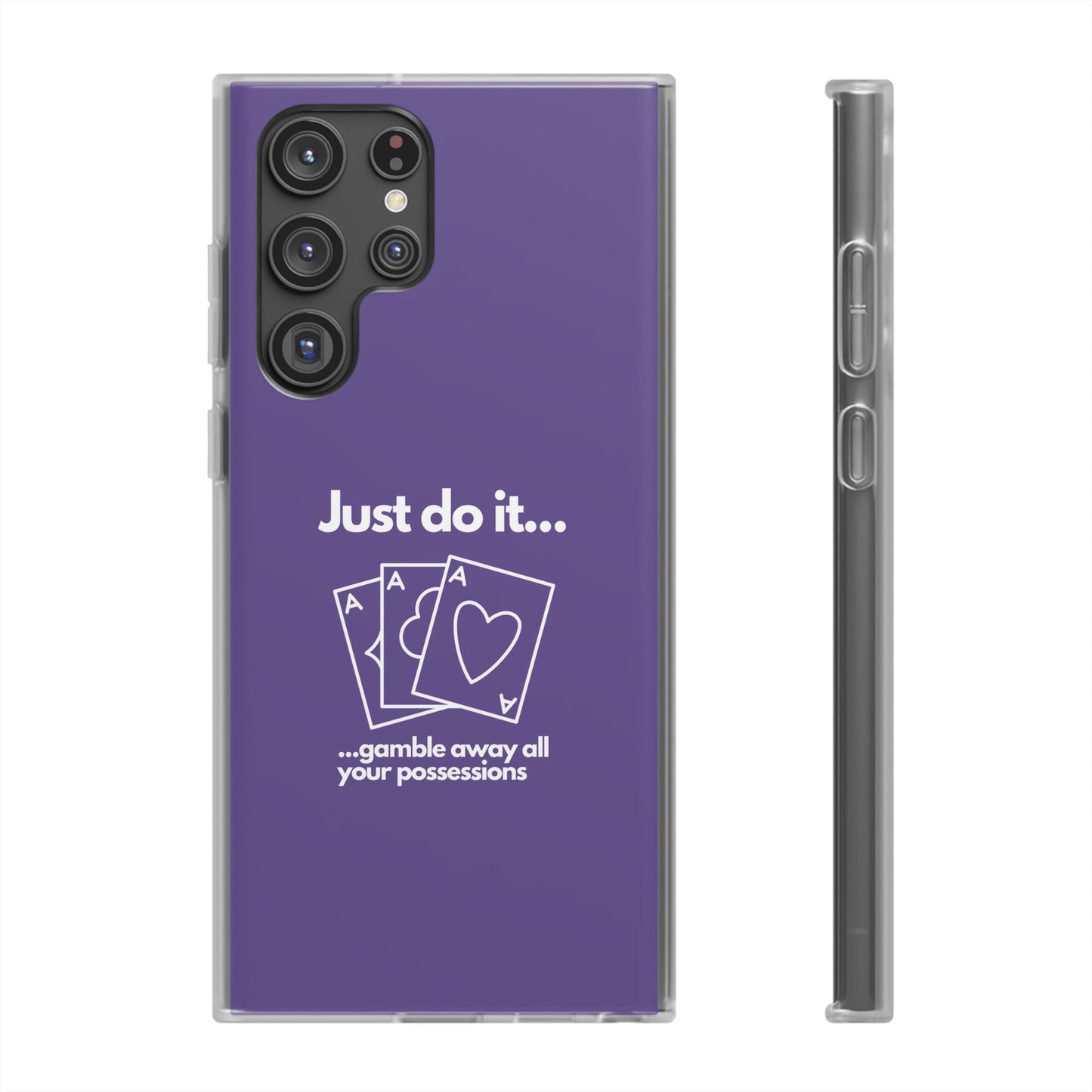 "Just do it... gamble" High Quality Phone Case