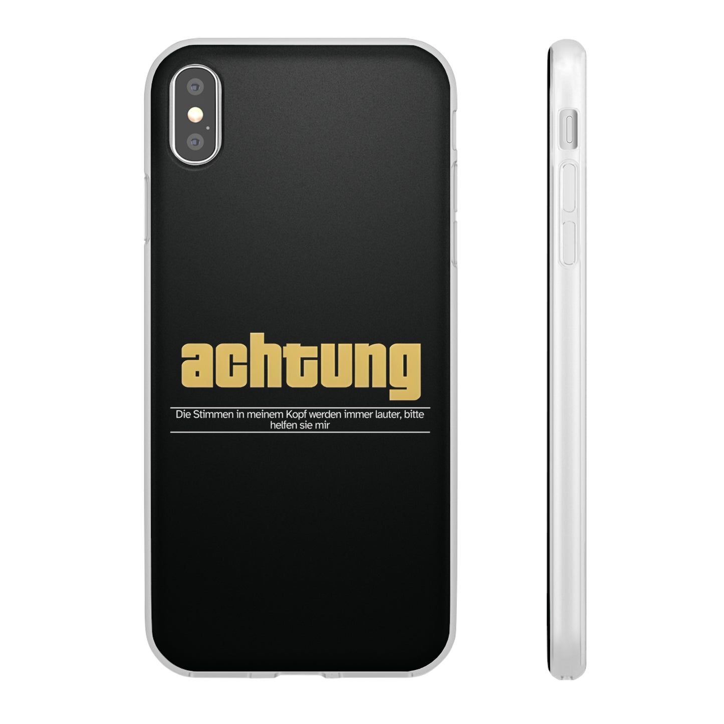 "Achtung (Stimmen)" High Quality Phone Case