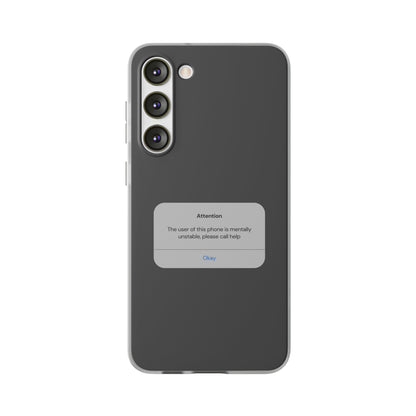 "Attention Notification" High Quality Phone Case