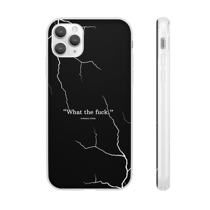 "What the fuck quote" High Quality Phone Case