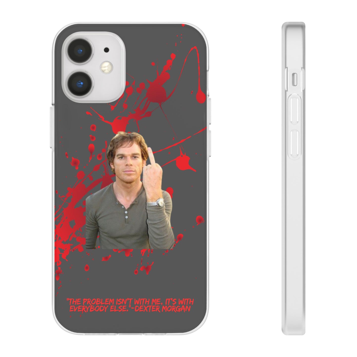 Dexter Middle Finger High Quality Phone Case