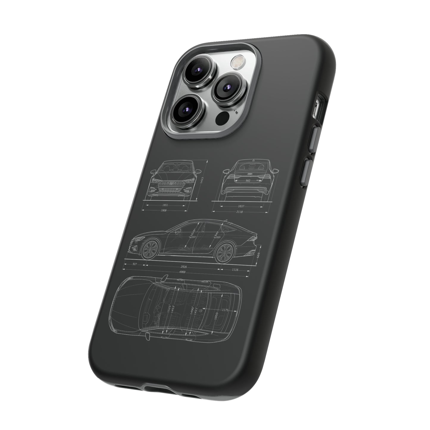 "Car Blueprint RS7" Premium Quality Phone Case