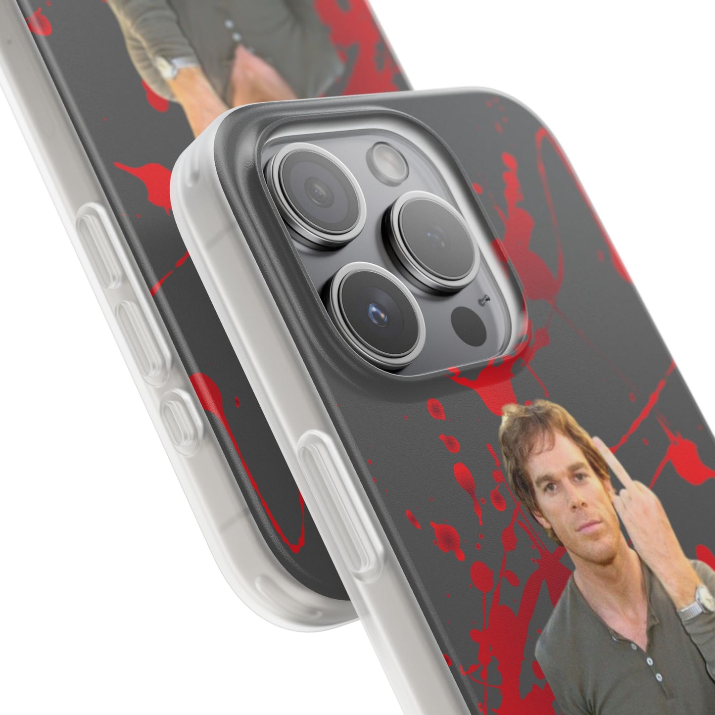 Dexter Middle Finger High Quality Phone Case