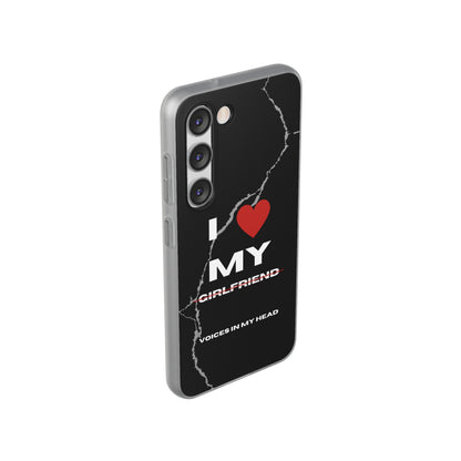 "I love my voices in my head" High Quality Phone Case