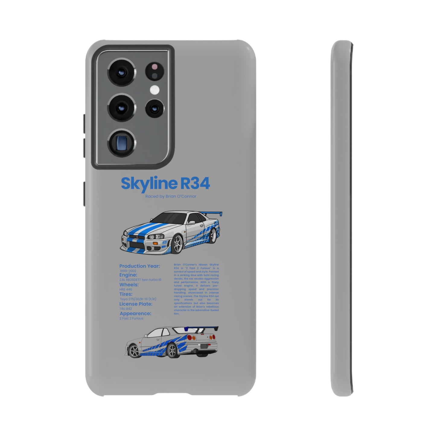 "Skyline R34" Premium Quality Phone Case