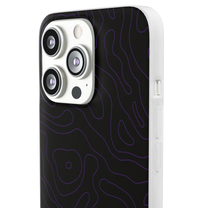 "Purple Topography" High Quality Phone Case