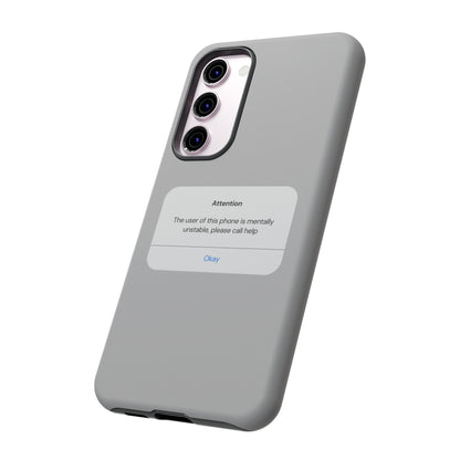 "Attention Notification" Premium Quality Phone Case