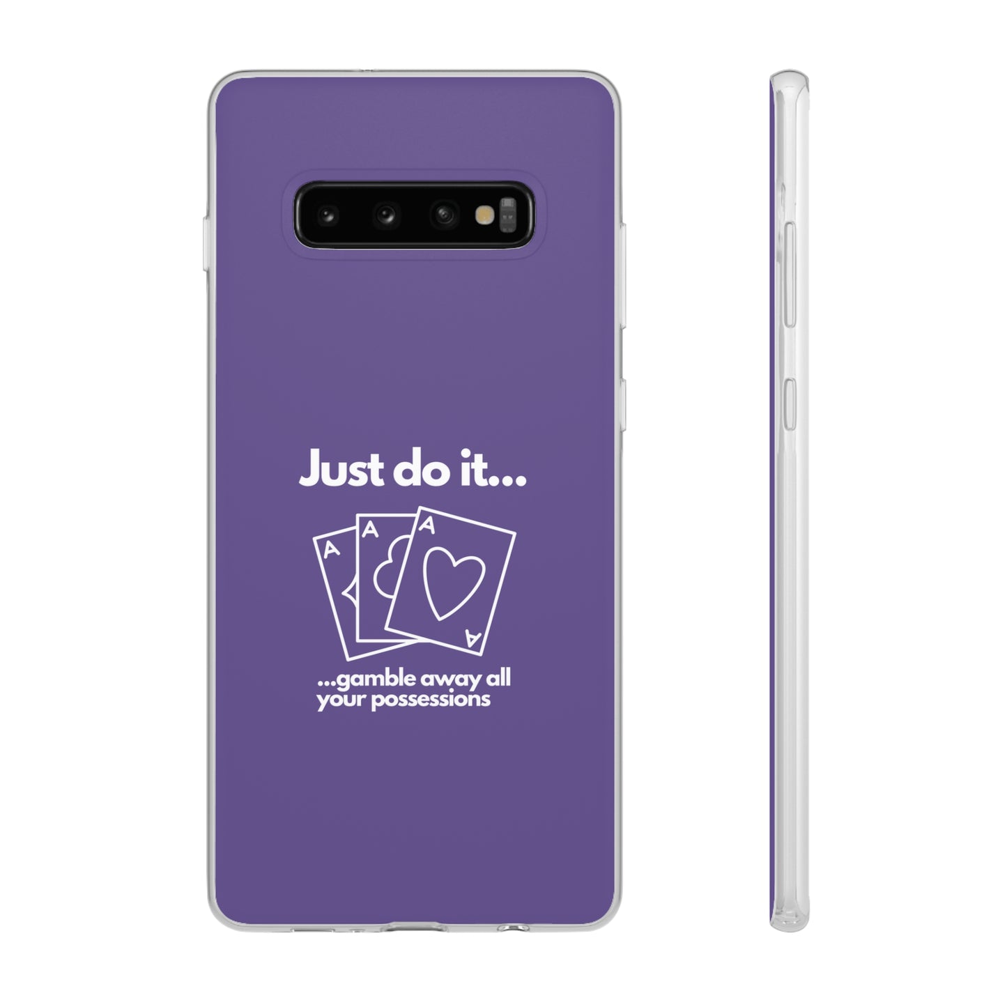 "Just do it... gamble" High Quality Phone Case