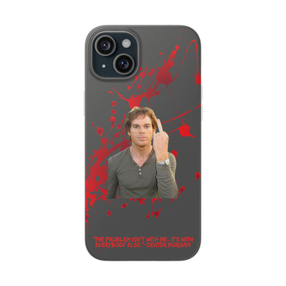 Dexter Middle Finger High Quality Phone Case