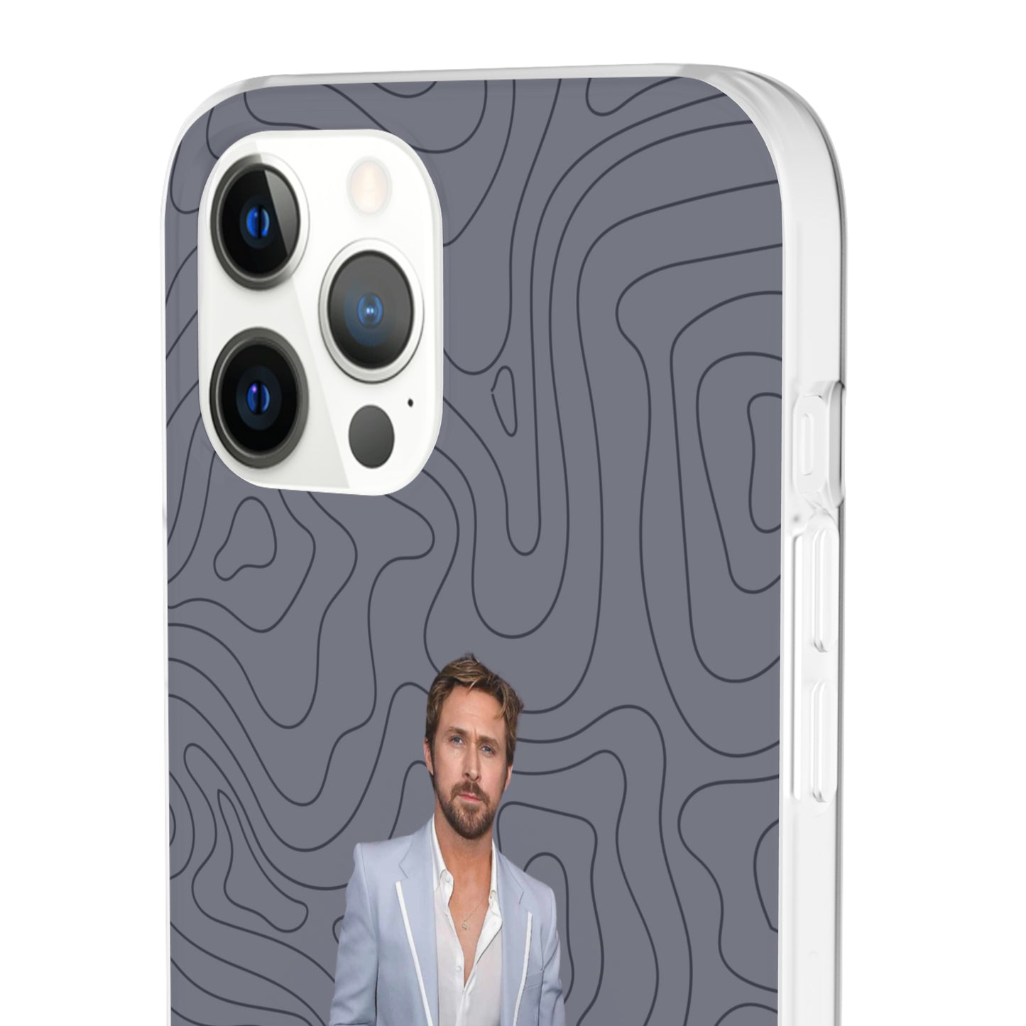 "Ryan Gosling blue" High Quality Phone Case