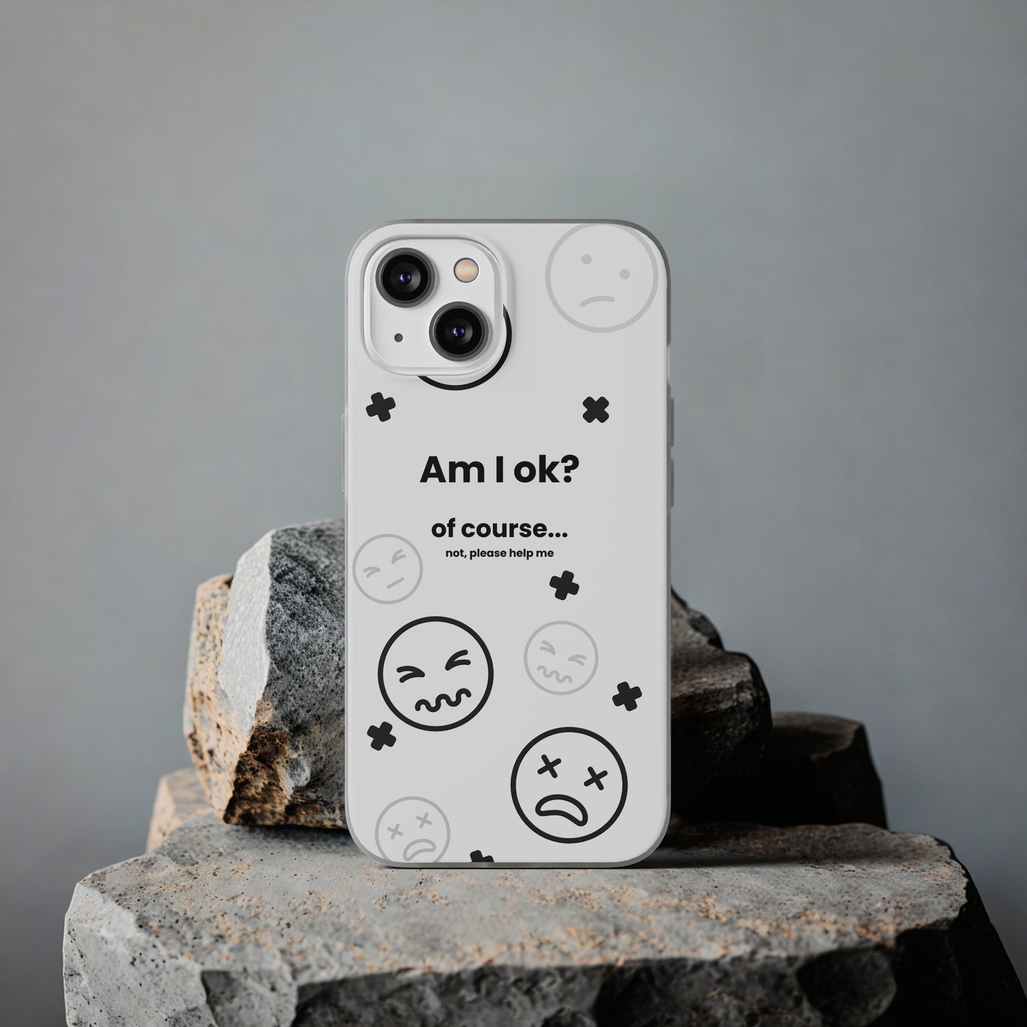 "Am I ok?" High Quality Phone Case