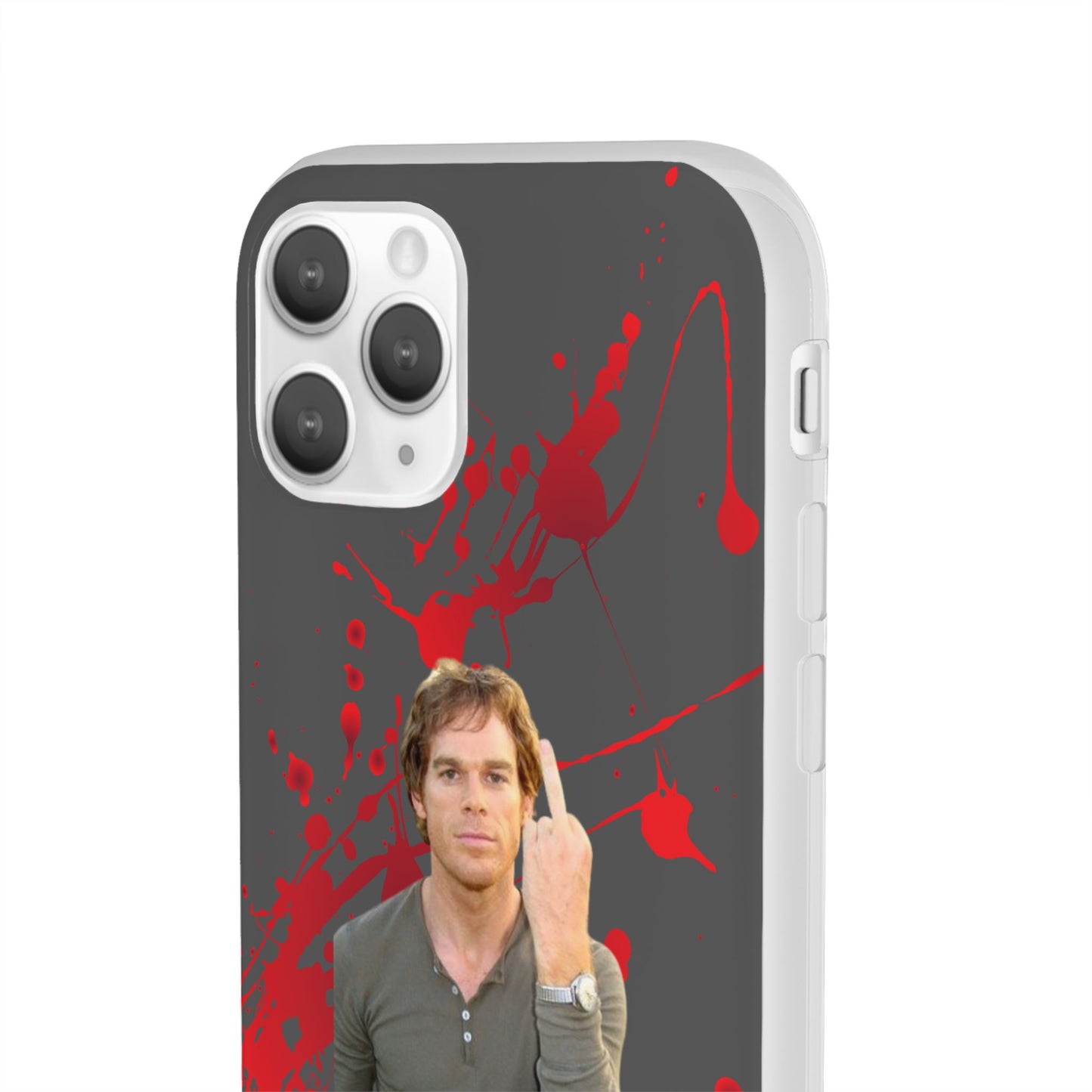 Dexter Middle Finger High Quality Phone Case