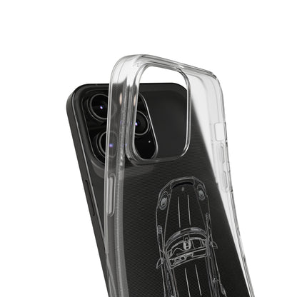 "Car Blueprint" High Quality Phone Case