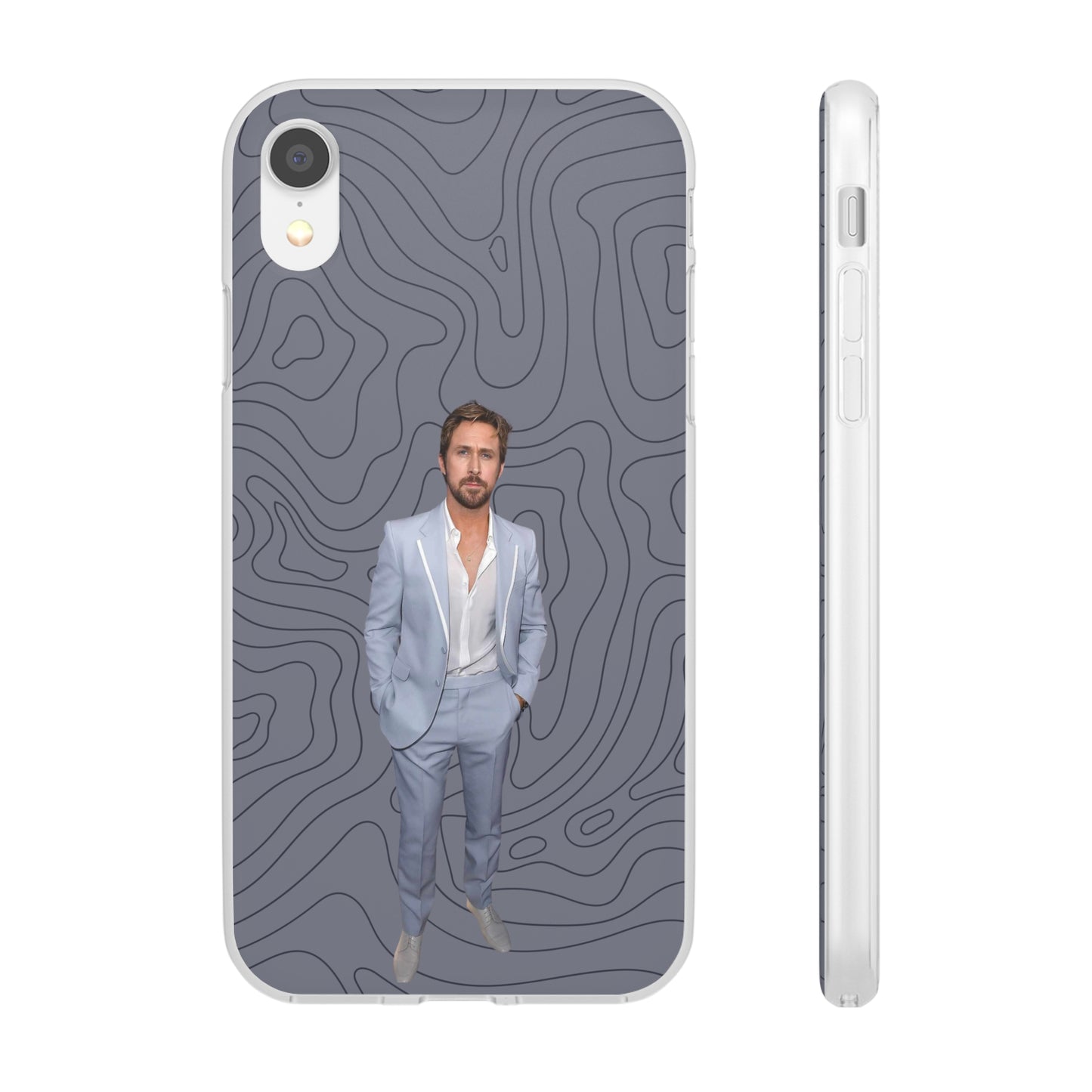 "Ryan Gosling blue" High Quality Phone Case