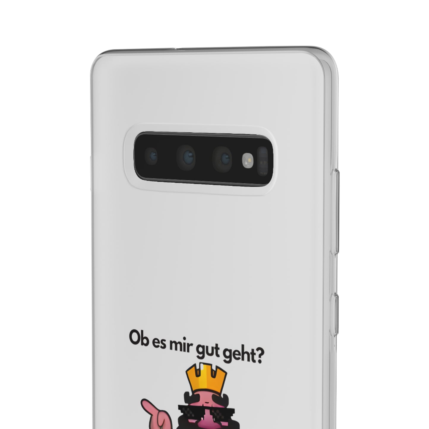 "Ob es mir gut geht? Natürlich... nicht" High Quality Phone Case