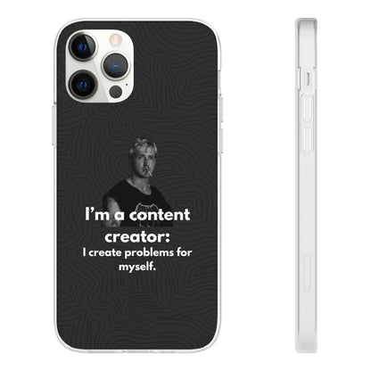 "I'm a content creator" High Quality Phone Case