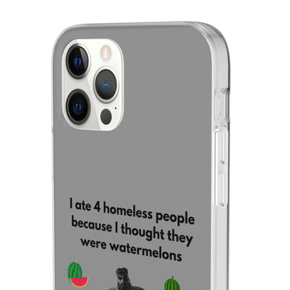 "I ate 4 homeless people" High Quality Phone Cases