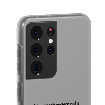 "lch war seit gestern nicht mehr glücklich" High Quality Phone Case