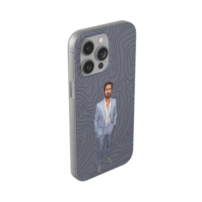 "Ryan Gosling blue" High Quality Phone Case