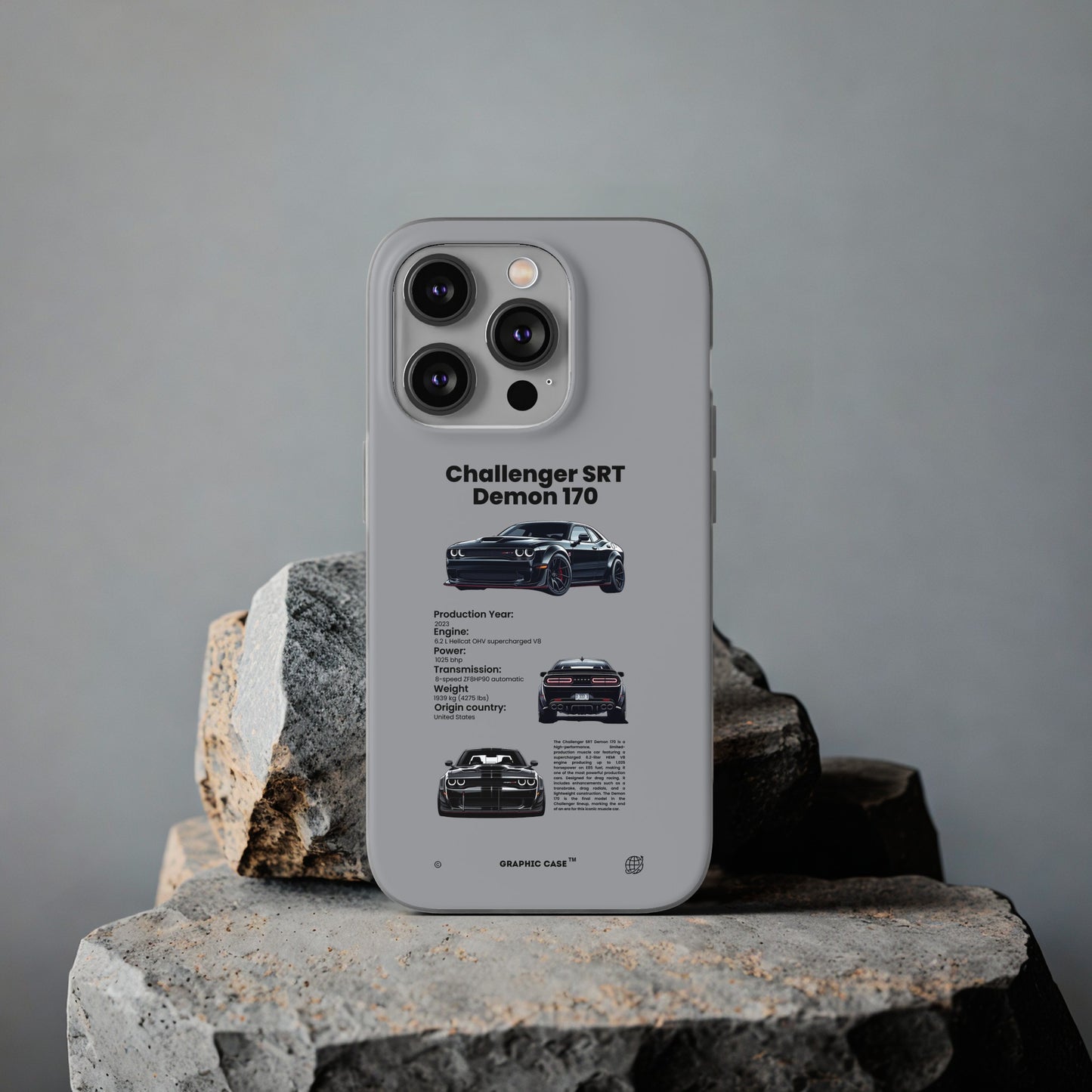 "Challenger SRT Demon 170" High Quality Phone Case