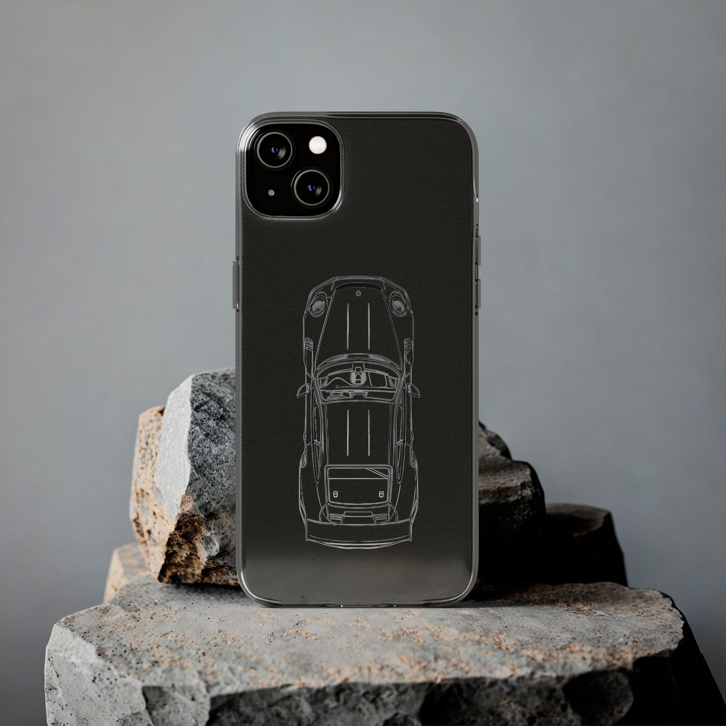 "Car Blueprint" High Quality Phone Case