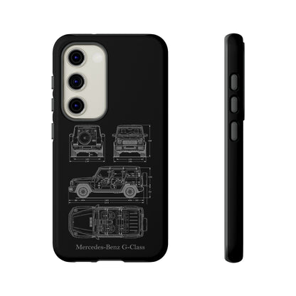 "Wagon Blueprint" Premium Quality Phone Case