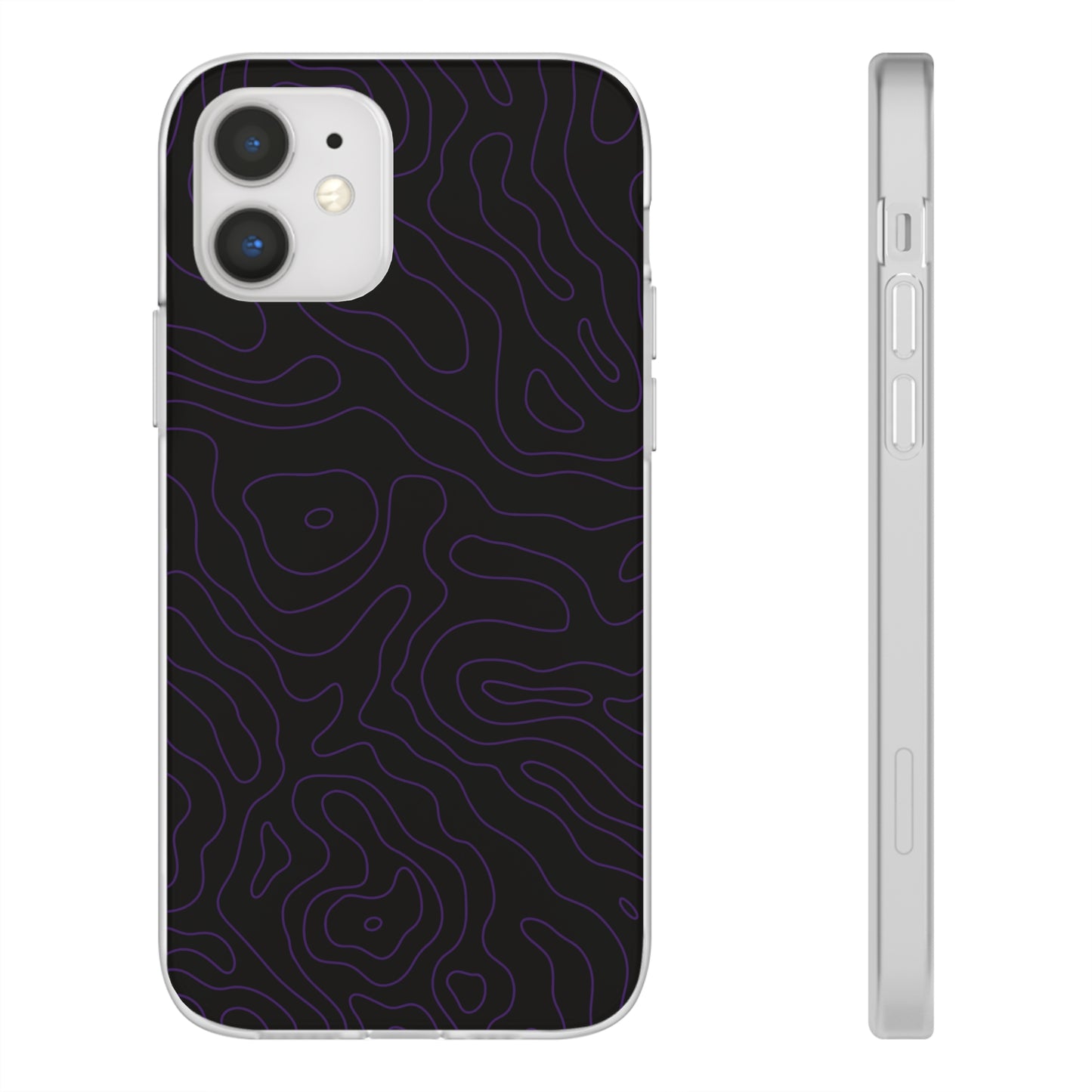 "Purple Topography" High Quality Phone Case