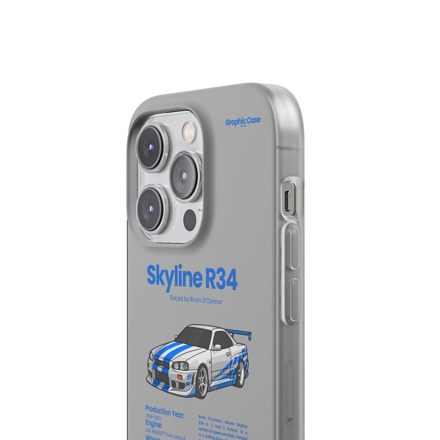 "Skyline R34" High Quality Phone Cases