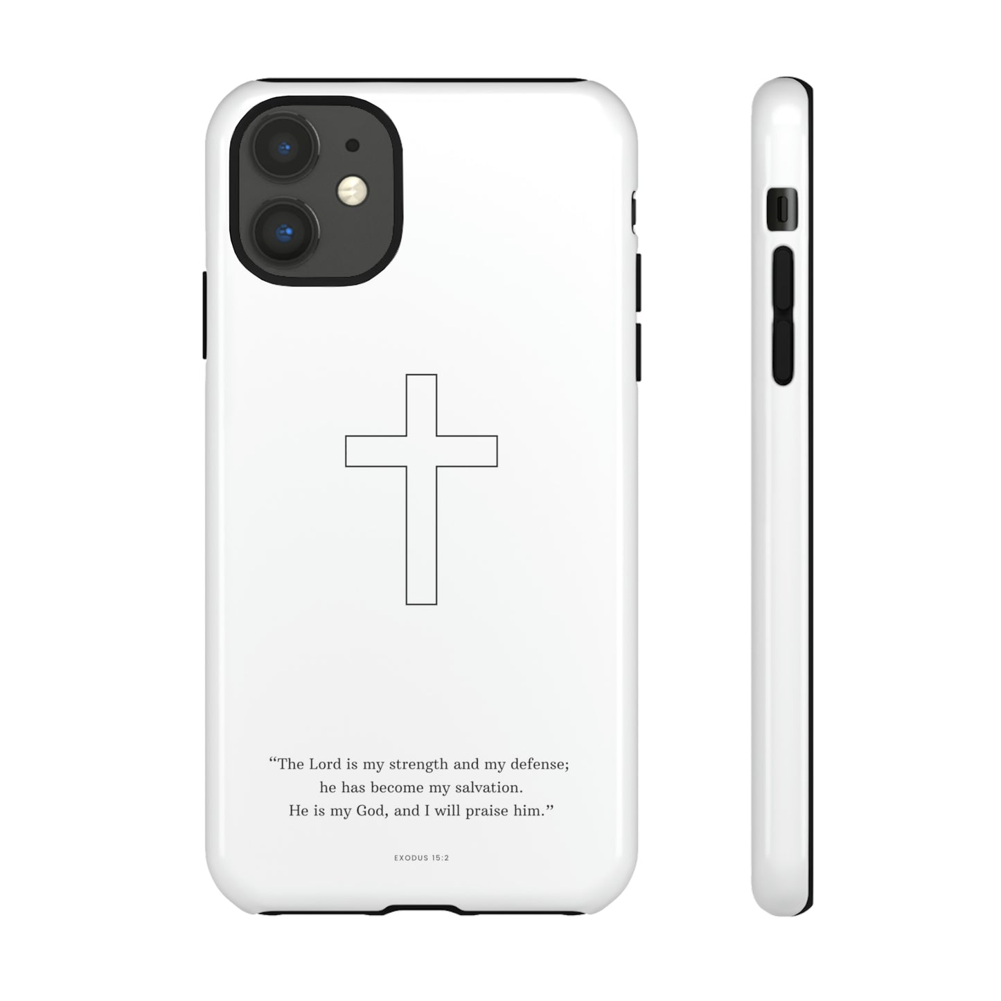 "Exodus 15:2" Premium Quality Phone Case