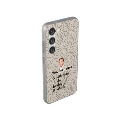 "Yes, I'm a simp" High Quality Phone Case