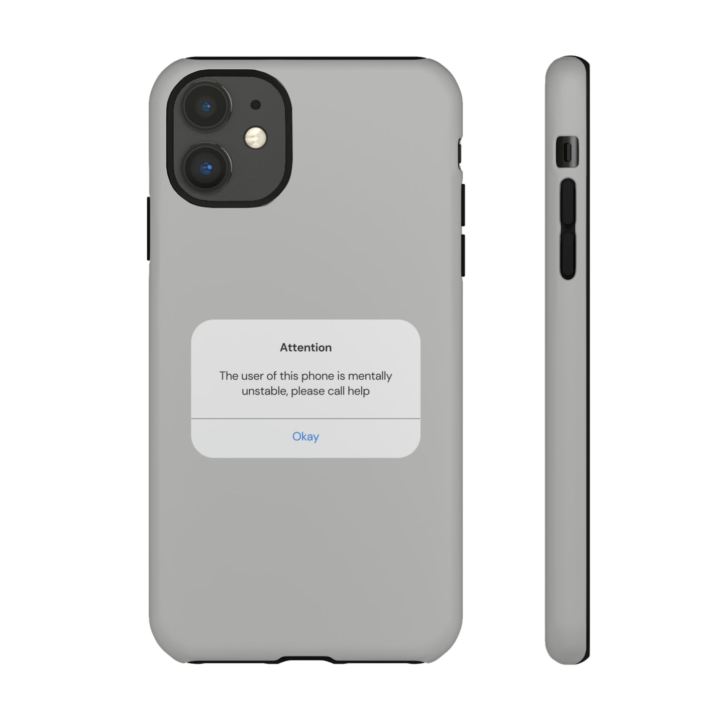 "Attention Notification" Premium Quality Phone Case