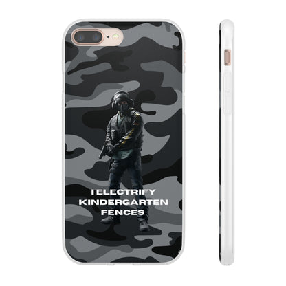 "I electrify kindergarten fences" High Quality Phone Case