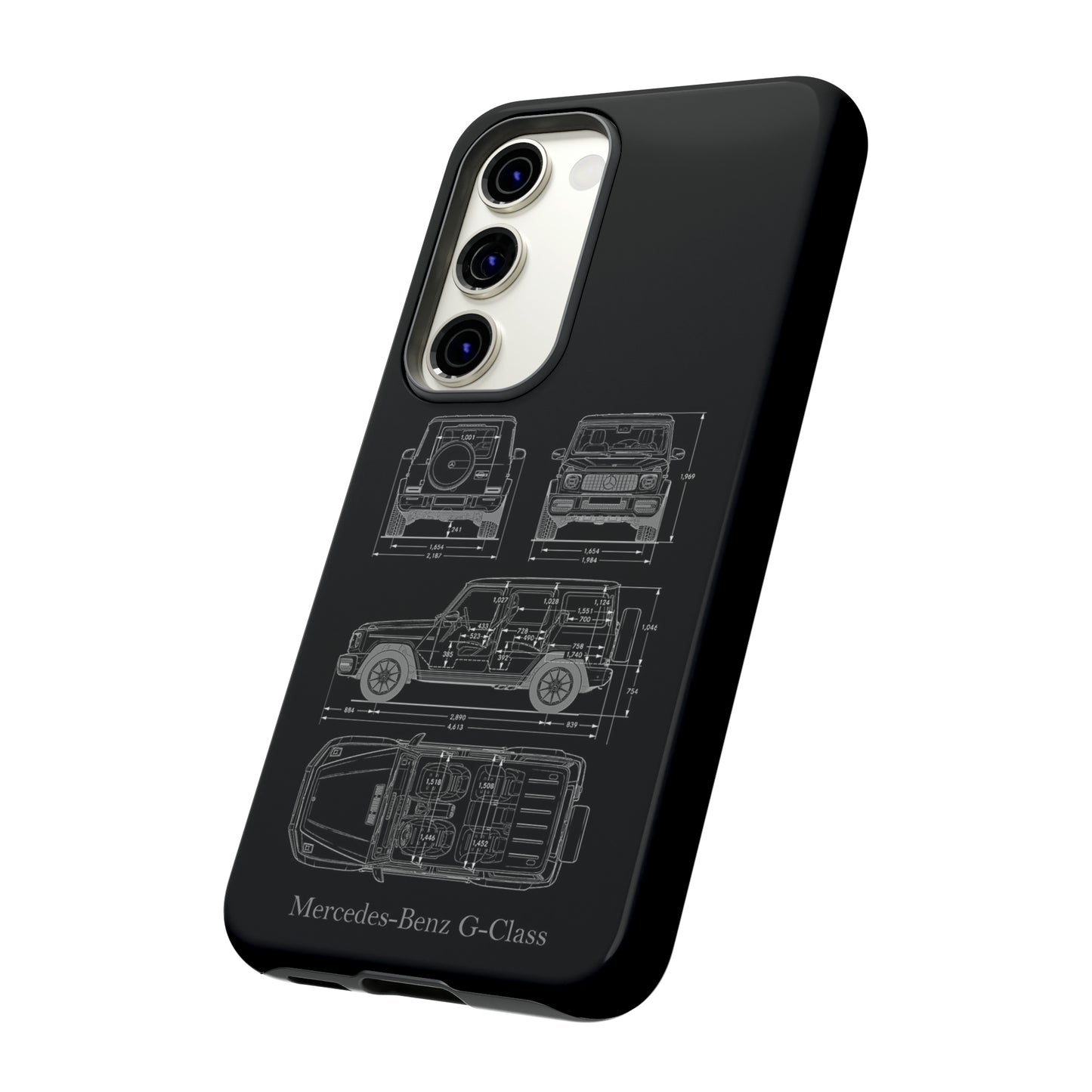 "Wagon Blueprint" Premium Quality Phone Case