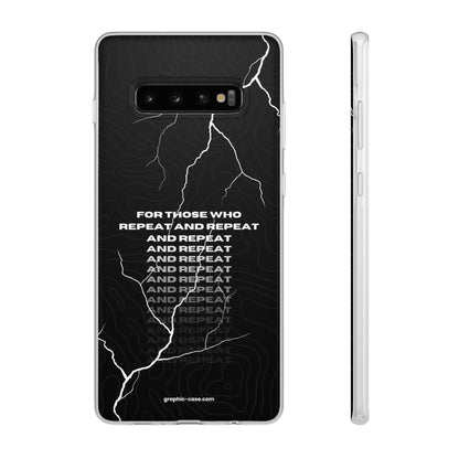 "For those who repeat and repeat..." High Quality Phone Case