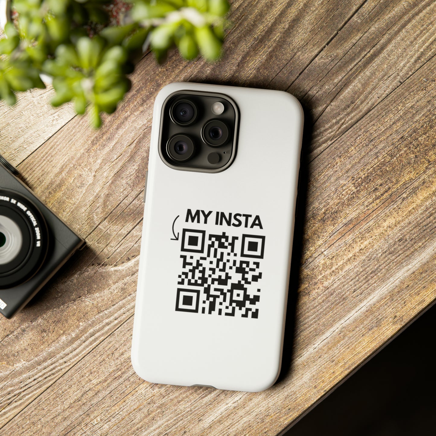 "Scan for Rick Roll" Premium Quality Phone Case