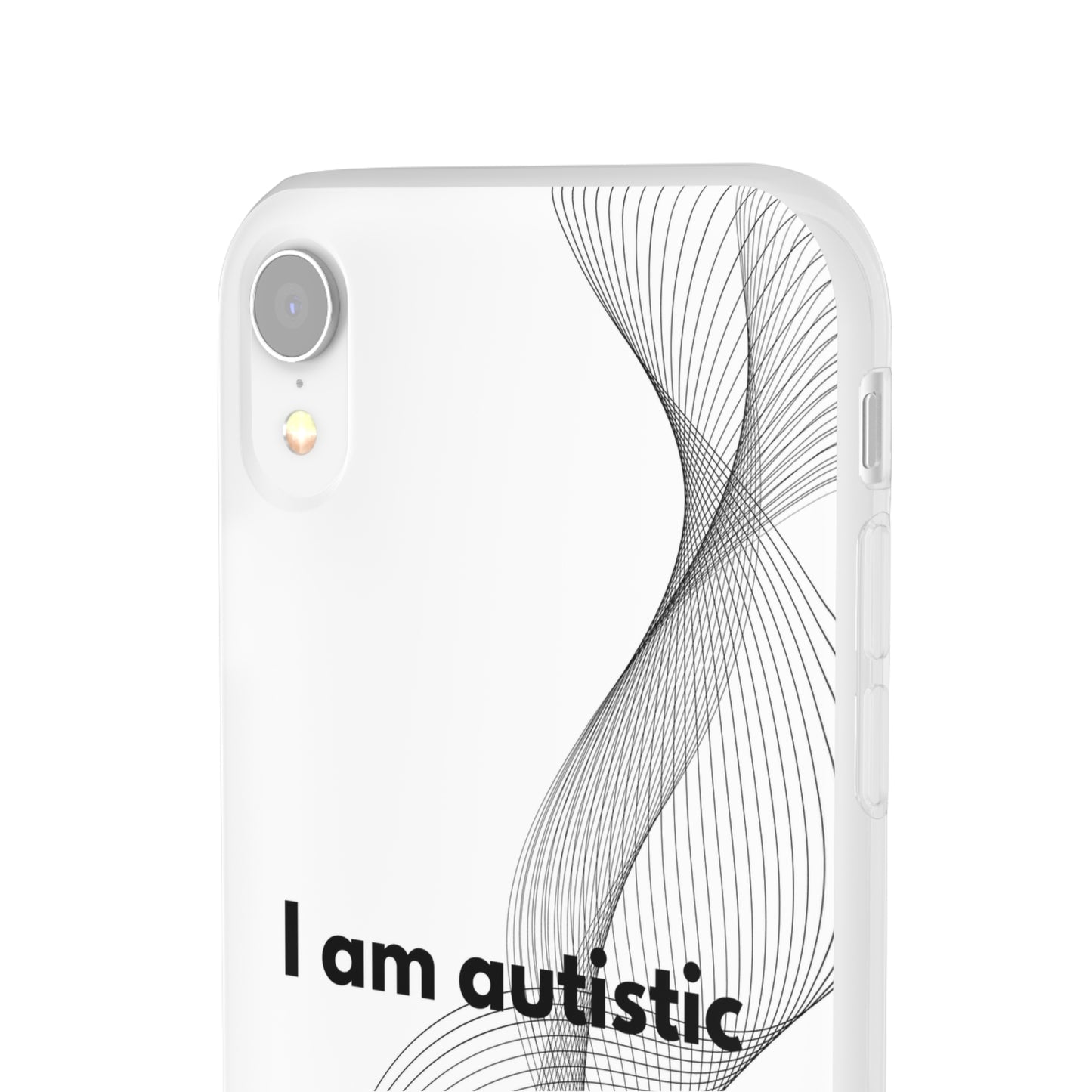 "I am autistic" High Quality Phone Case