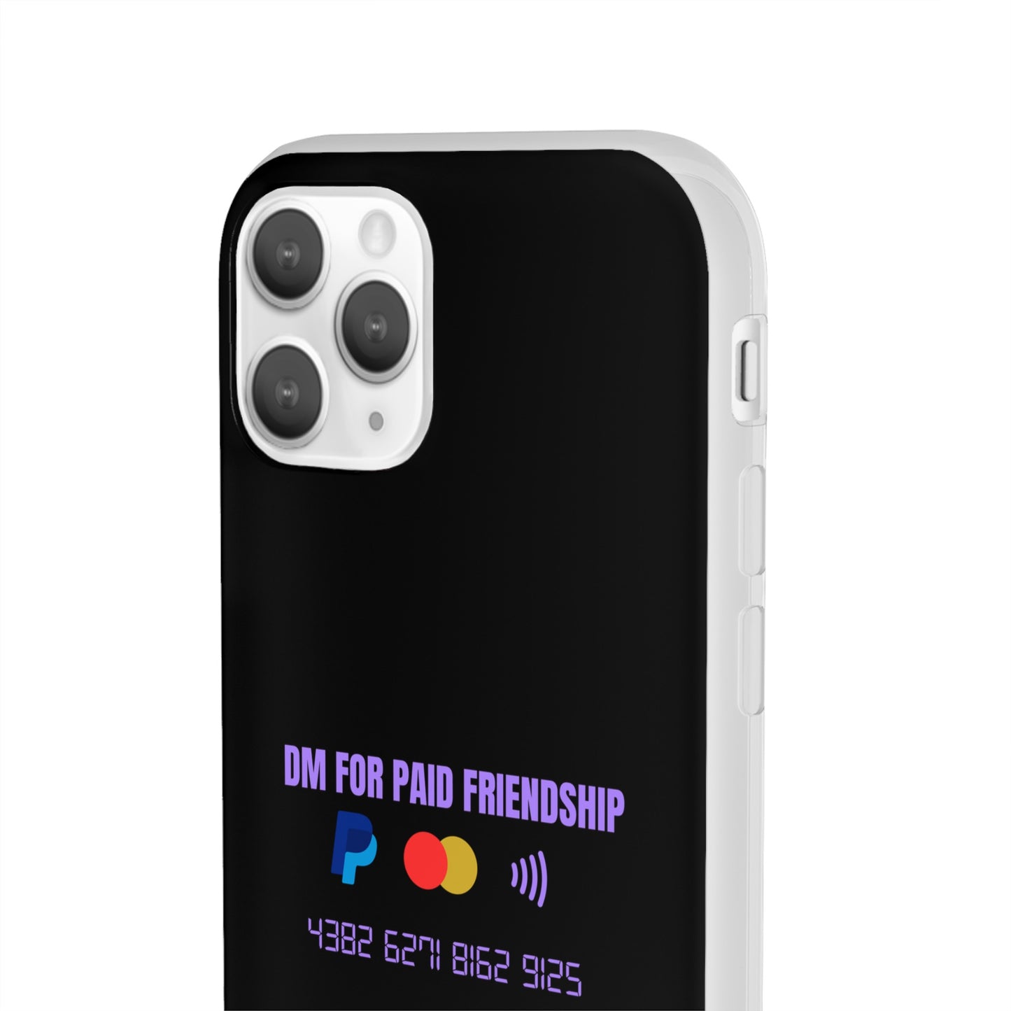 "DM for paid friendship" High Quality Phone Case