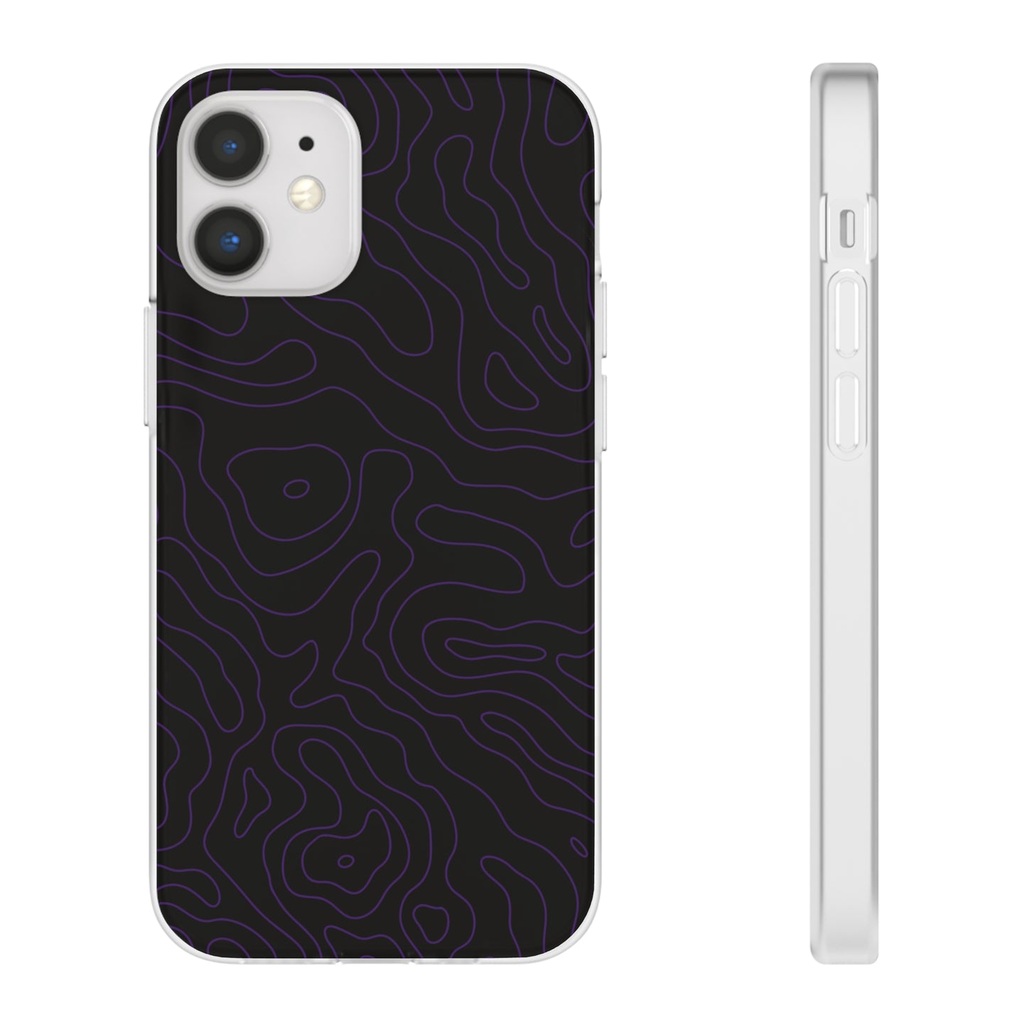 "Purple Topography" High Quality Phone Case