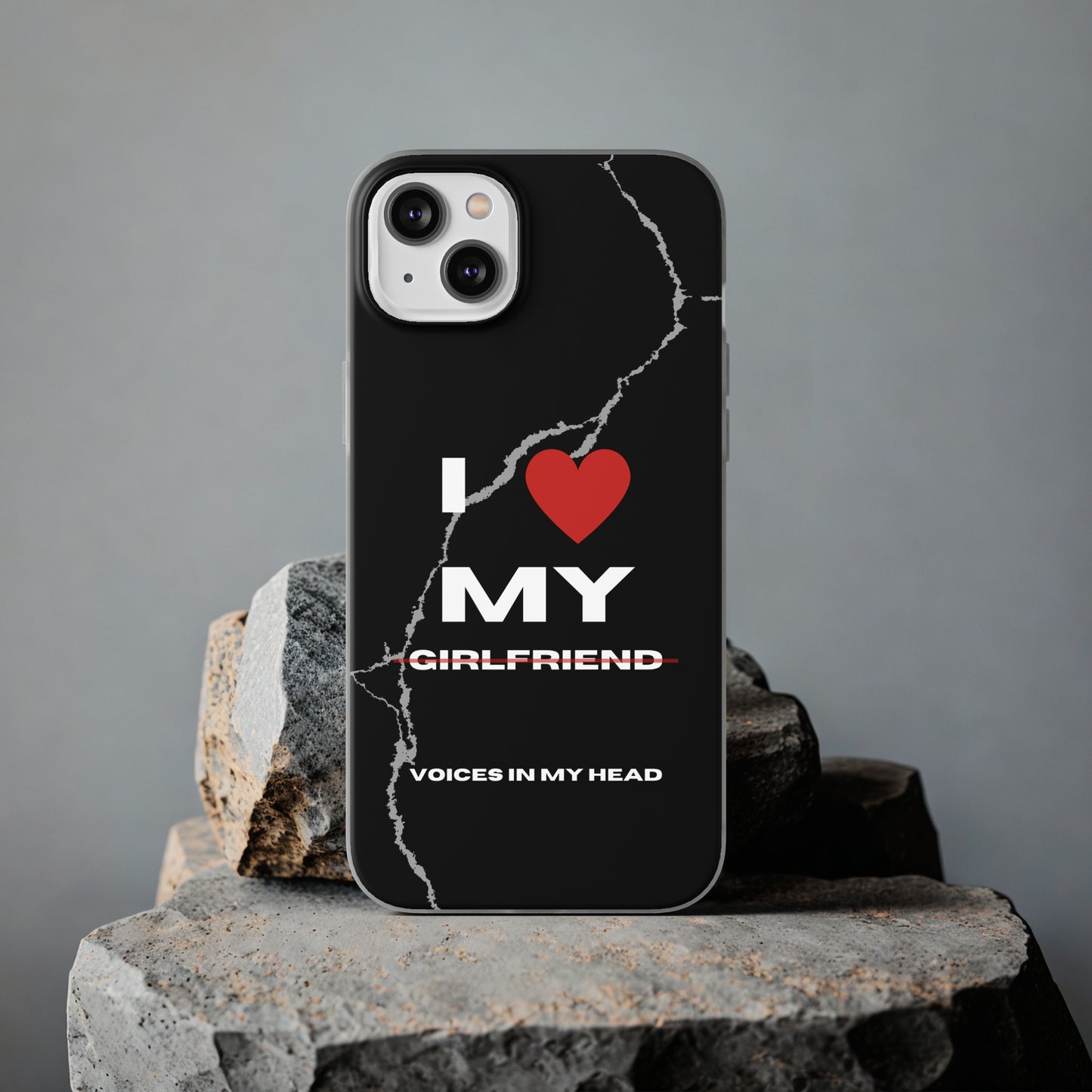 "I love my voices in my head" High Quality Phone Case