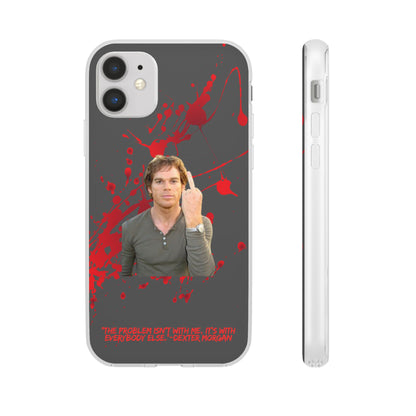 Dexter Middle Finger High Quality Phone Case