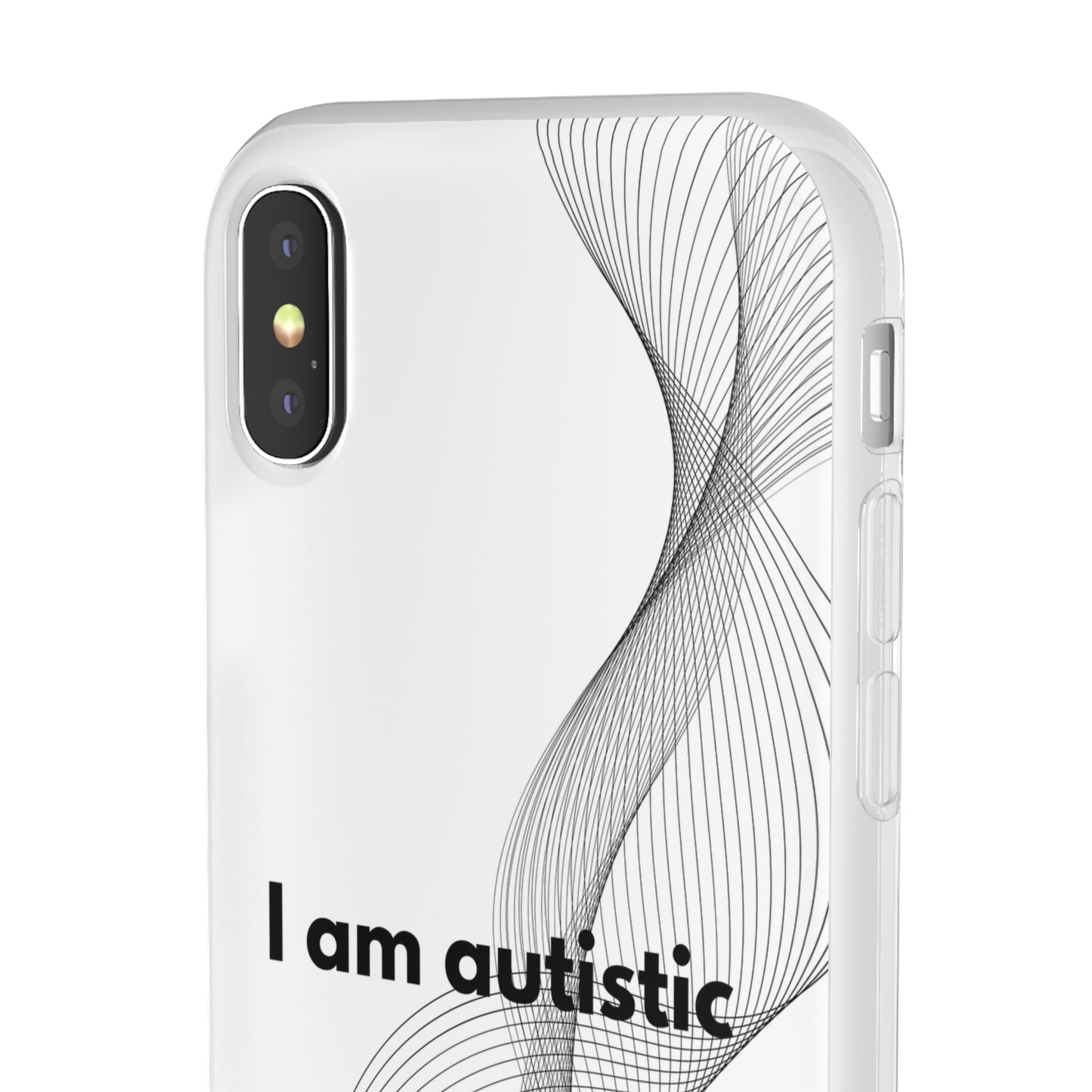 "I am autistic" High Quality Phone Case