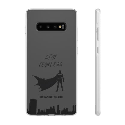 "Stay fearless, Gotham needs you" High Quality Phone Case