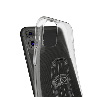 "Car Blueprint" High Quality Phone Case