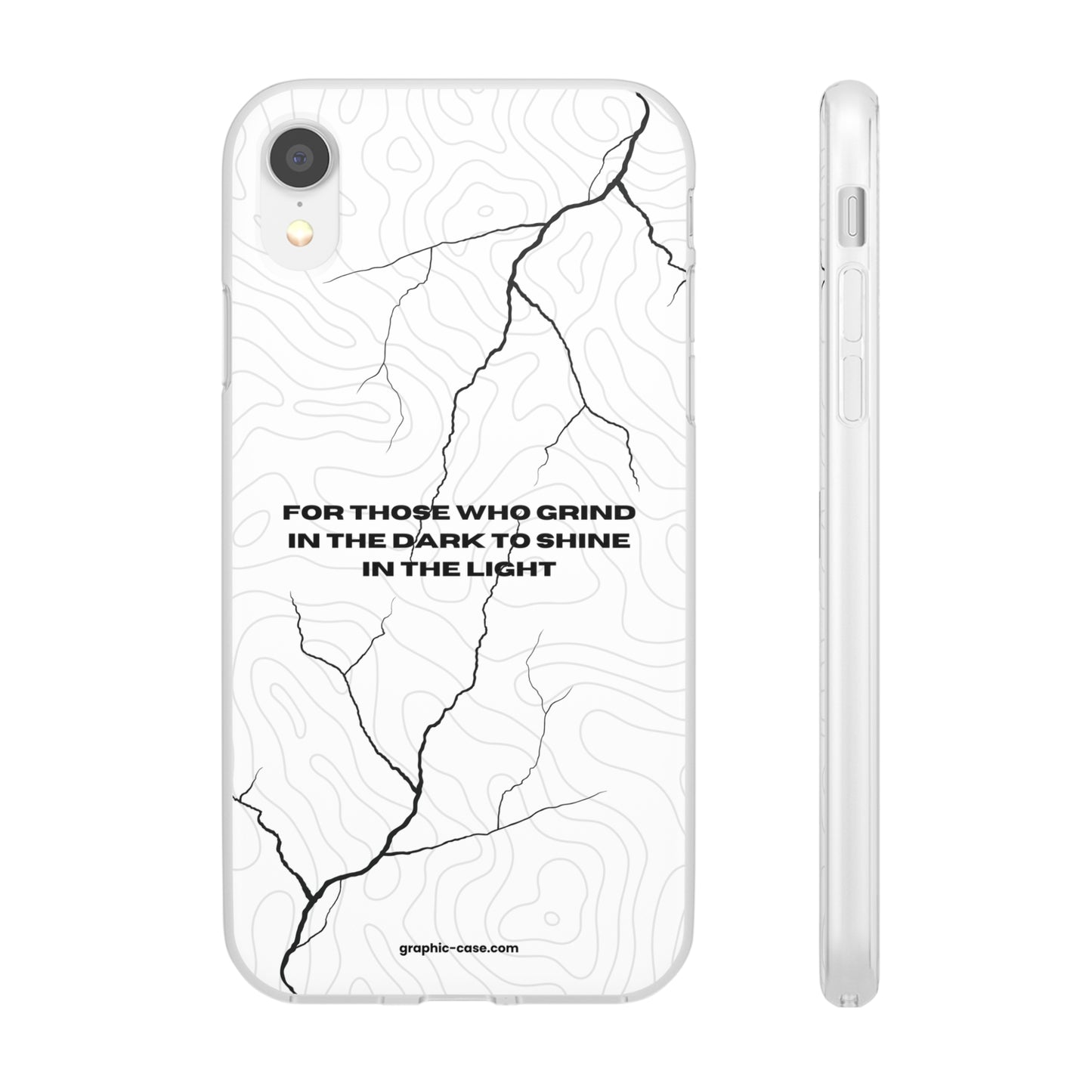 "For those who grind in the dark to shine in the light" High Quality Phone Cases